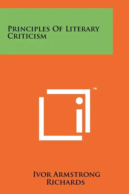 Principles Of Literary Criticism - Paperback
