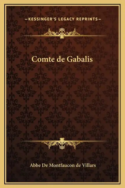 Comte de Gabalis - Hardcover