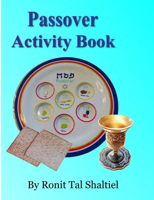 Passover Activity Book: For kids, Coloring, holiday songs, hidden words game and more. - Paperback