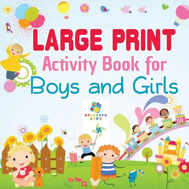 Large Print Activity Book for Boys and Girls - Paperback