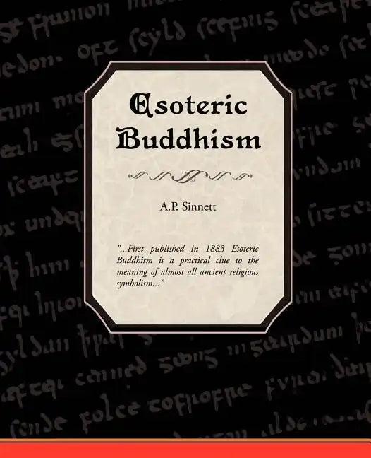 Esoteric Buddhism - Paperback