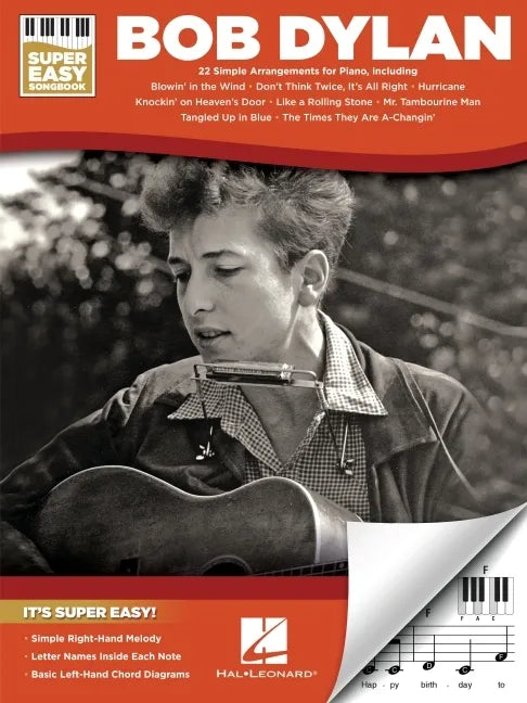 Bob Dylan - Super Easy Songbook - Paperback
