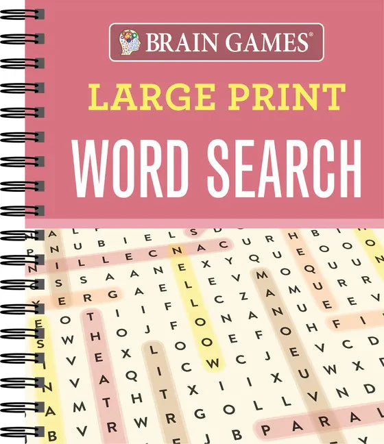 Brain Games - Large Print Word Search - Spiral