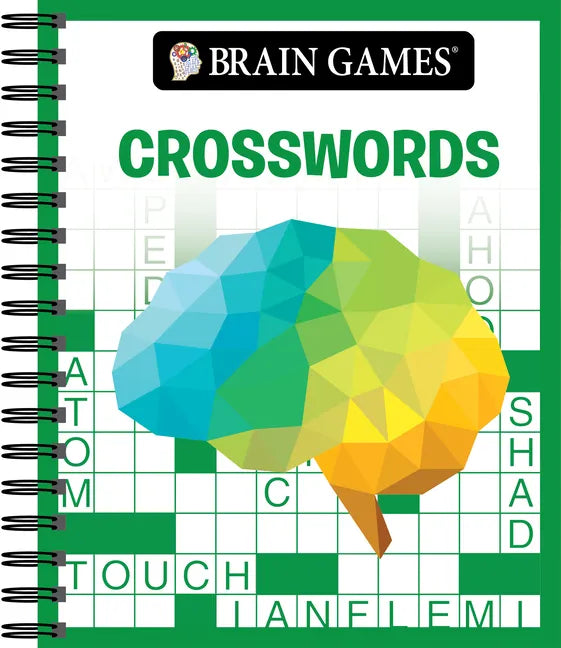 Brain Games - Crosswords (Poly Brain Cover) - Spiral