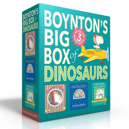 Boynton's Big Box of Dinosaurs (Boxed Set): Peekaboo Rex!; Dinosnores; Oh My Oh My Oh Dinosaurs! - Board Book
