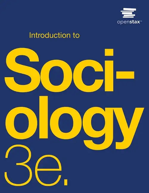 Introduction to Sociology 3e - Paperback