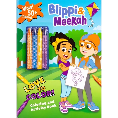 Blippi: Blippi and Meekah Love to Color! - Paperback