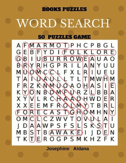 Books Puzzles Word Search 50 Puzzles Game: Large Print Word Find - Paperback
