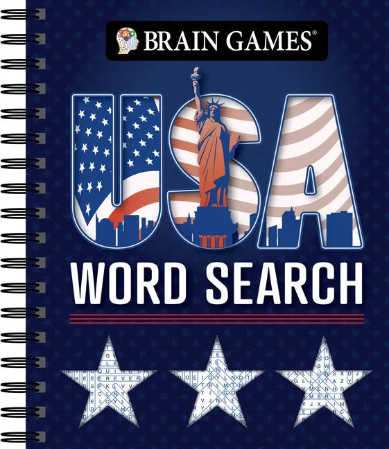 Brain Games - USA Word Search (#3) - Spiral