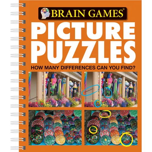 Brain Games - Picture Puzzles #5: How Many Differences Can You Find?: Volume 5 - Spiral