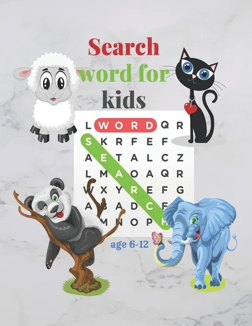 word search for kids ages 6-12: Improve spelling, vocabulary and memory for kids! It contains 120 fun puzzles for children between 6 - 12 years old to - Paperback