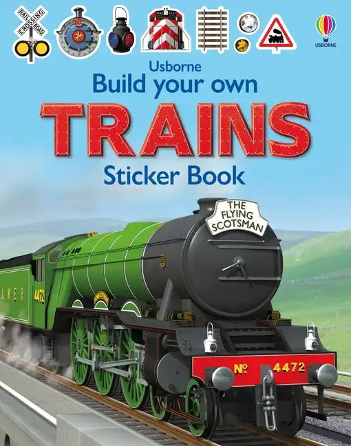 Build Your Own Trains Sticker Book - Paperback