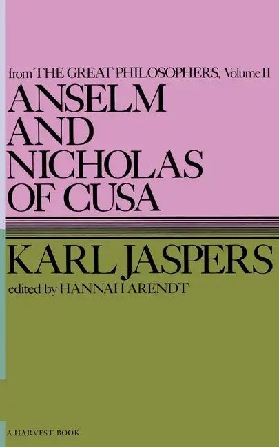Anselm and Nicholas of Cusa - Paperback