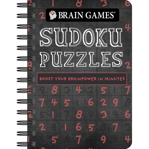 Brain Games - To Go - Sudoku Puzzles (Chalkboard): Boost Your Brainpower in Minutes - Spiral