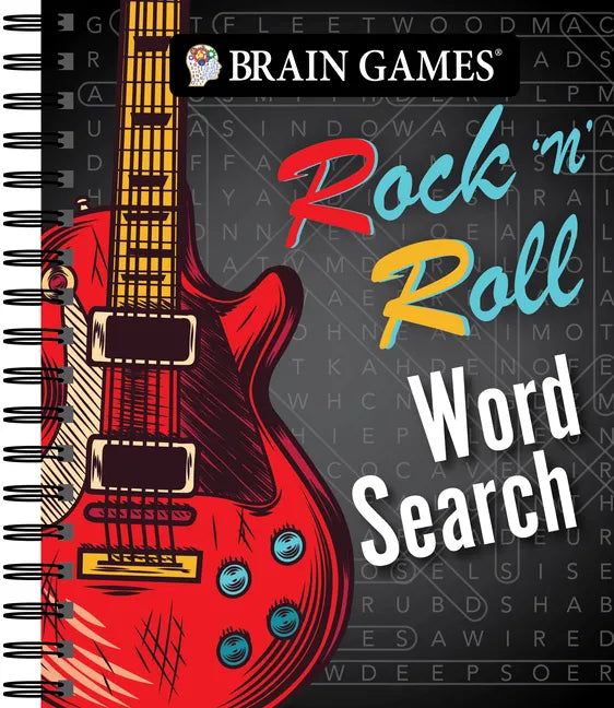 Brain Games - Rock 'n' Roll Word Search - Spiral