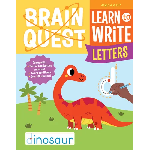 Brain Quest Learn to Write: Letters - Paperback