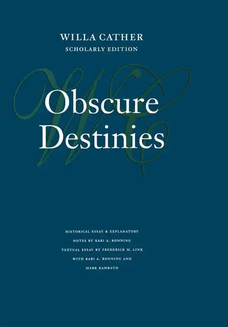 Obscure Destinies - Hardcover