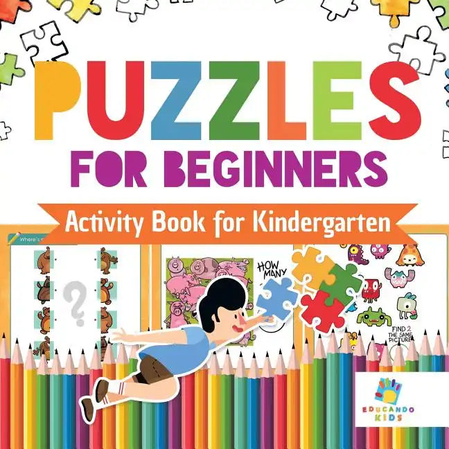Puzzles for Beginners Activity Book for Kindergarten - Paperback