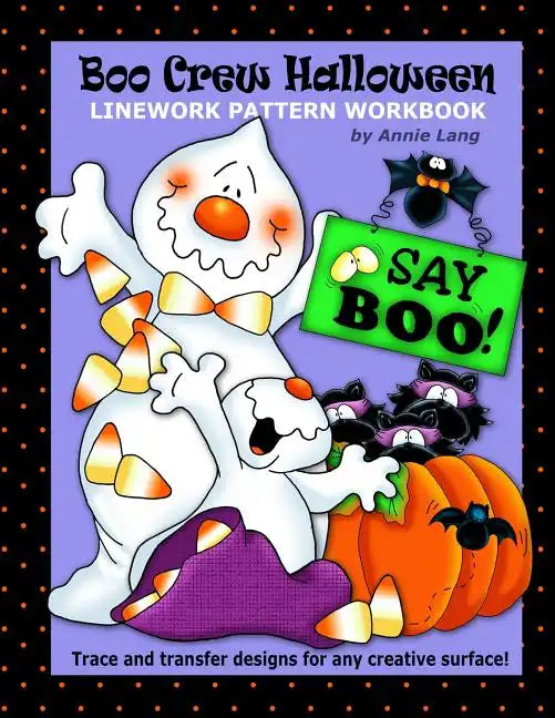 Boo Crew Halloween: Linework Pattern Workbook - Paperback