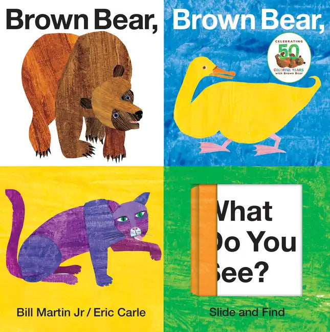Brown Bear, Brown Bear, What Do You See? Slide and Find: An Interactive Board Book Edition of the Classic Eric Carle Picture Book - Board Book
