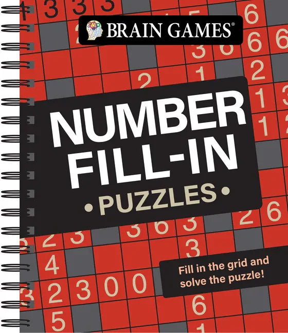 Brain Games - Number Fill-In Puzzles - Spiral