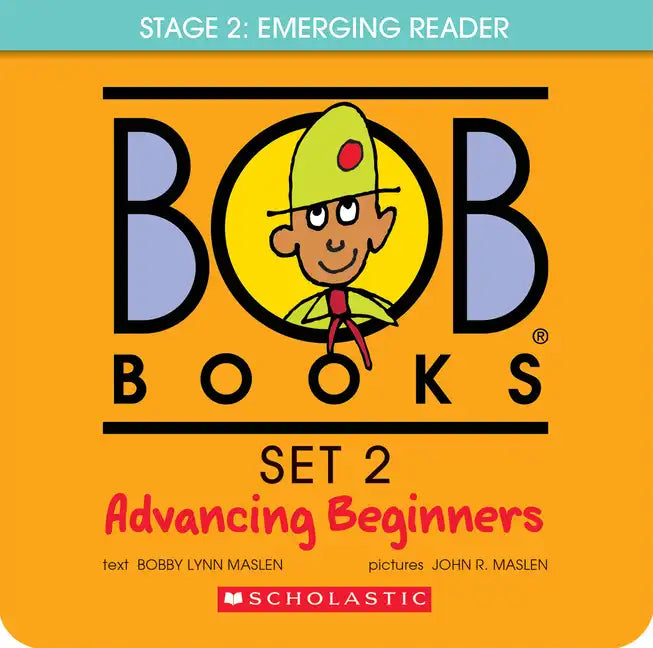 Bob Books - Advancing Beginners Box Set Decodable Phonics Books, Ages 4 and Up, Kindergarten (Stage 2: Emerging Reader) - Boxed Set
