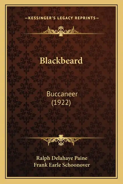Blackbeard: Buccaneer (1922) - Paperback
