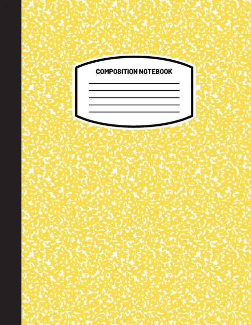 Classic Composition Notebook: (8.5x11) Wide Ruled Lined Paper Notebook Journal (Yellow) (Notebook for Kids, Teens, Students, Adults) Back to School an - Paperback