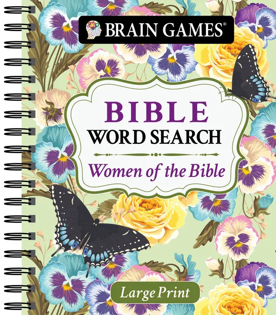 Brain Games - Large Print Bible Word Search: Women of the Bible - Spiral