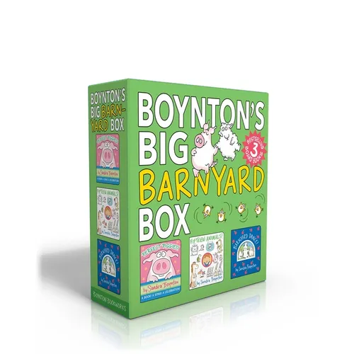 Boynton's Big Barnyard Box (Boxed Set): Perfect Piggies!; Fifteen Animals!; Barnyard Dance! - Board Book