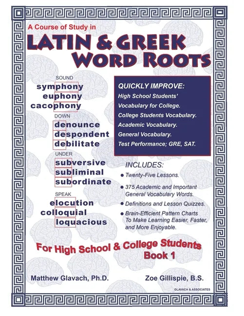 Latin & Greek Word Roots, Book 1 - Paperback