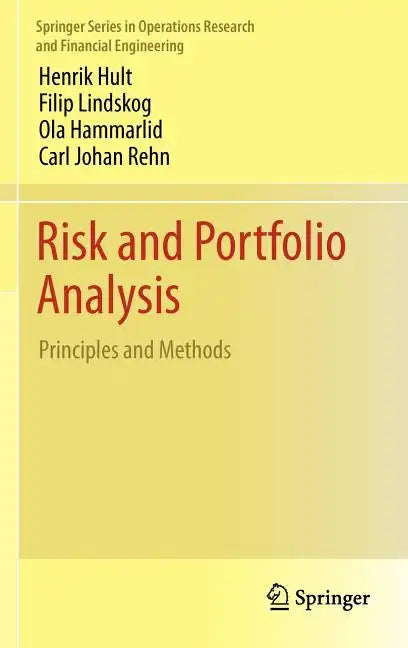 Risk and Portfolio Analysis: Principles and Methods - Hardcover