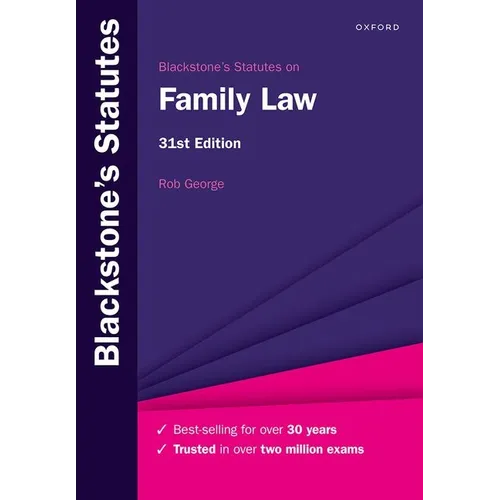 Blackstone's Statutes on Family Law - Paperback