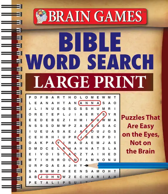 Brain Games - Bible Word Search - Spiral