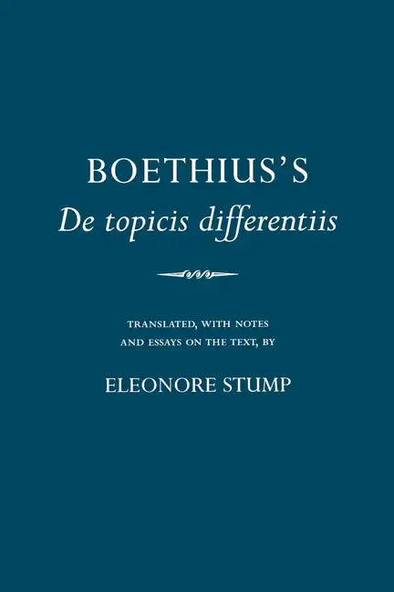 Boethius's de Topicis Differentiis - Paperback