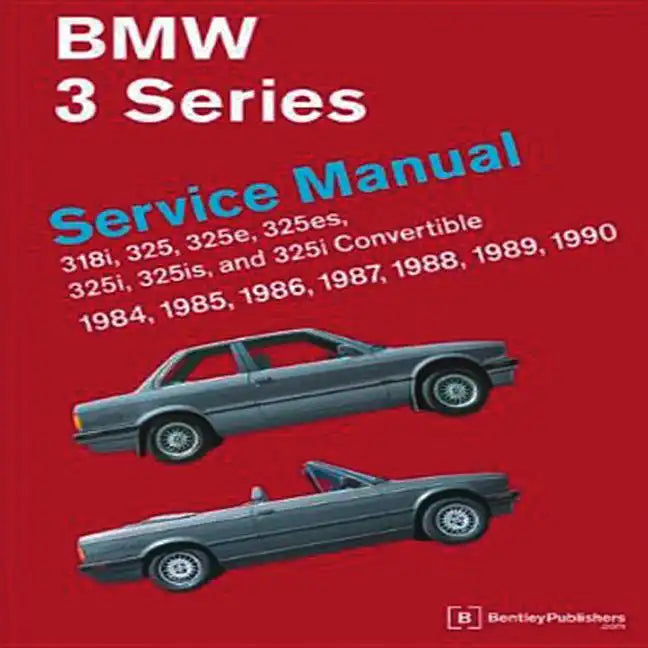 BMW 3 Series Service Manual 1984-1990 - Hardcover