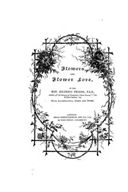 Flowers and Flower Lore - Paperback