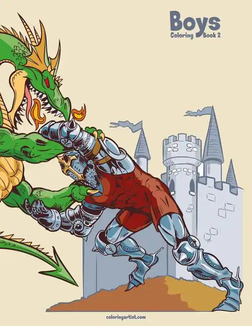 Boys Coloring Book 2 - Paperback