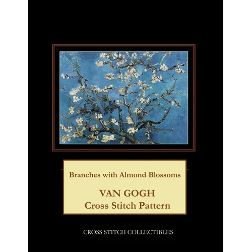 Branches with Almond Blossoms: Van Gogh Cross Stitch Pattern - Paperback
