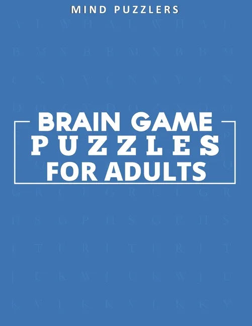 Brain Game Puzzles for Adults: Sudoku, Word and Number Search & Find Activity Book - Paperback