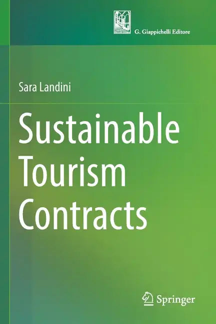 Sustainable Tourism Contracts - Paperback