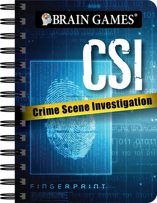 Brain Games - To Go - Csi: Crime Science Investigation Puzzles - Spiral