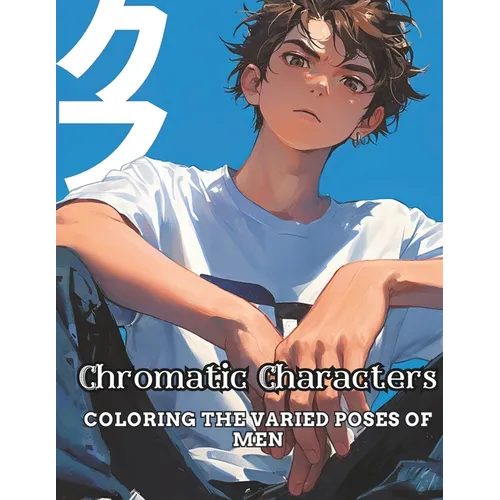 Chromatic Characters: Coloring the Varied Poses of Men - Paperback