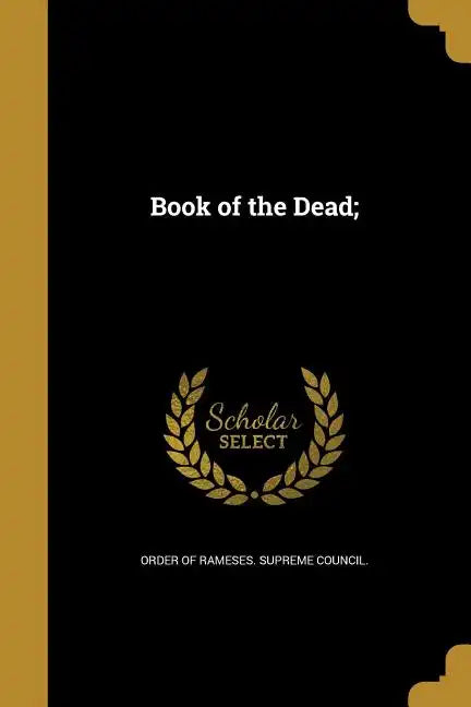 Book of the Dead; - Paperback