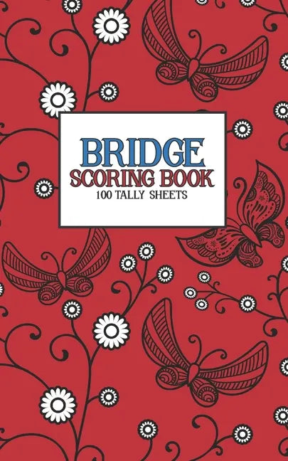 Bridge Scoring Book: 100 Tally Sheets - Paperback