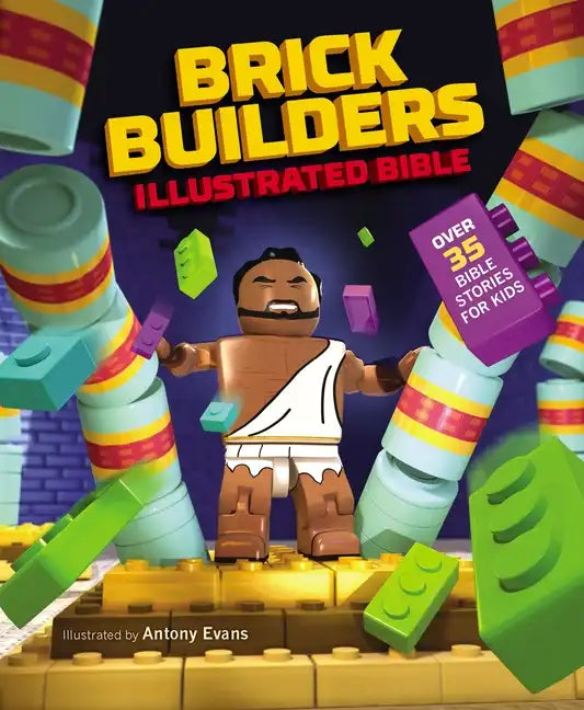 Brick Builder's Illustrated Bible: Over 35 Bible Stories for Kids - Hardcover