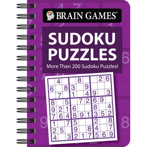 Brain Games - To Go - Sudoku Puzzles: More Than 200 Sudoku Puzzles! (Purple) - Spiral