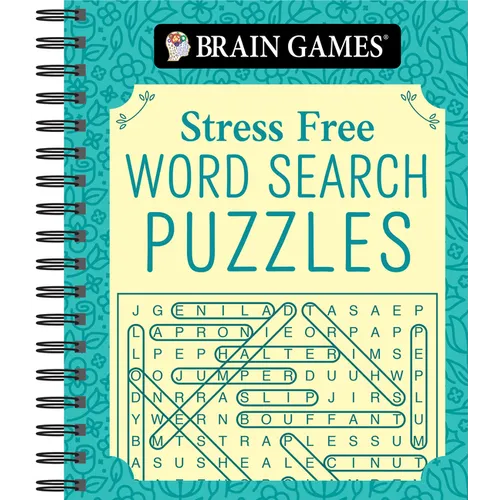 Brain Games - Stress Free: Word Search Puzzles (320 Pages) - Spiral