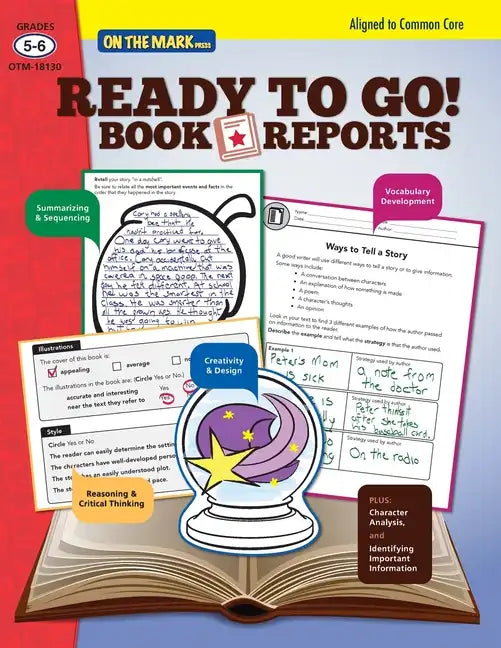 Book Reports Grades 5-6 - Paperback