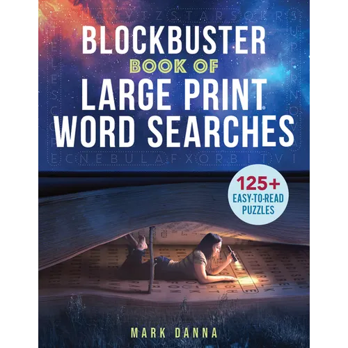 Blockbuster Book of Large Print Word Searches - Paperback